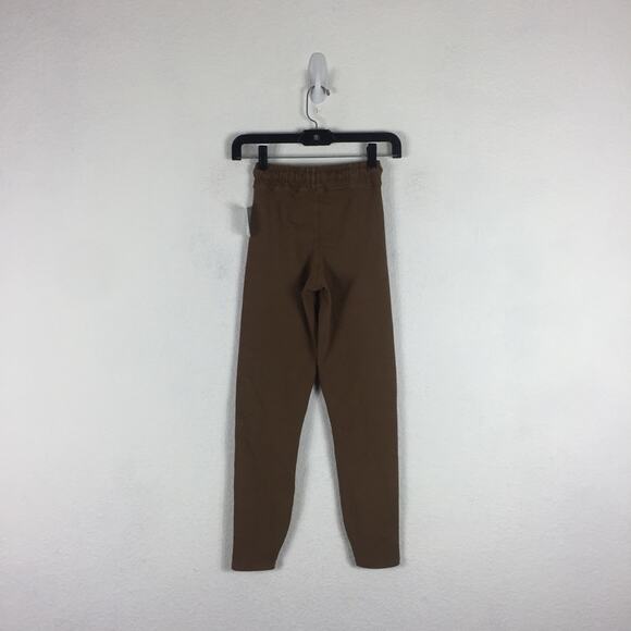 NWT Good American Brown Legging Size 0 Essential Comfy Tie Waist High Rise - Picture 12 of 13